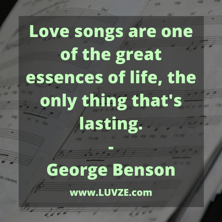 quotes of love songs