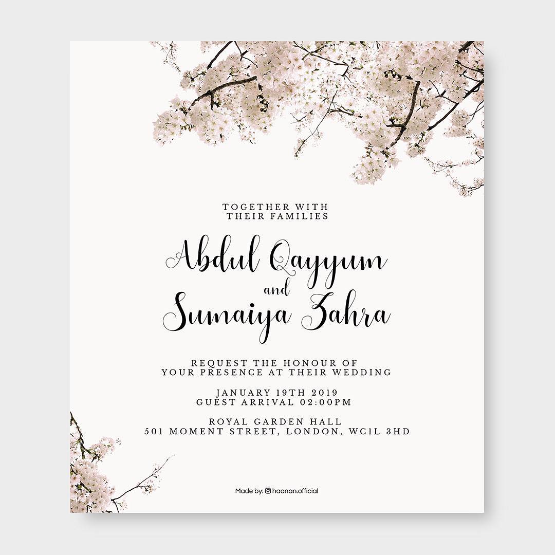 25 Islamic Wedding Invitation Card Designs For Muslims ...