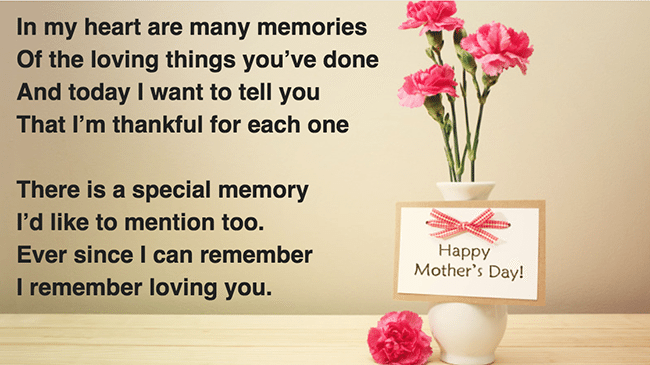 Mother's Day 2021 Poems