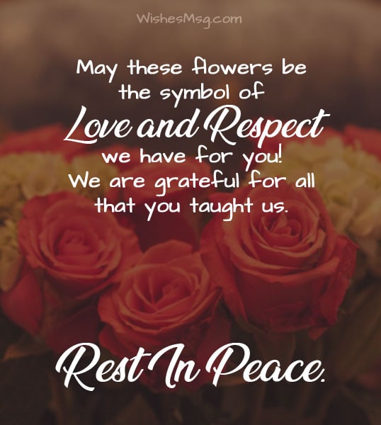 Funeral-Flower-Messages Examples
