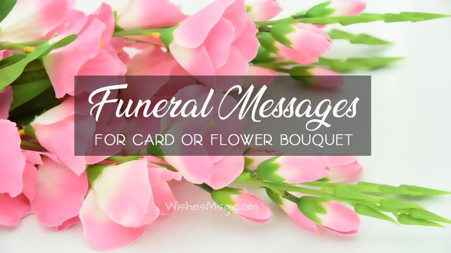 What To Write On Funeral Flowers Card For Husband