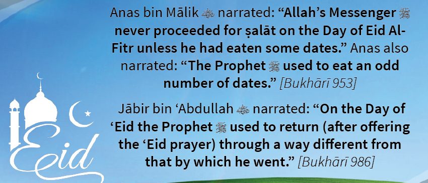 sunnah acts for eid
