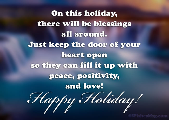 Happy Holiday Card Messages