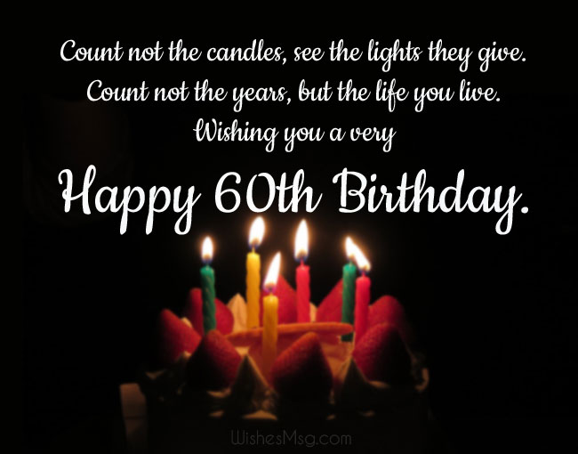 60th Birthday Wishes Happy 60th Birthday Messages 2024