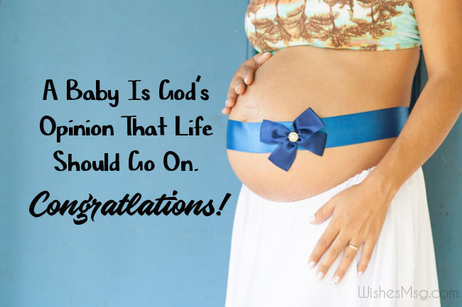 Religious pregnancy wishes a friend