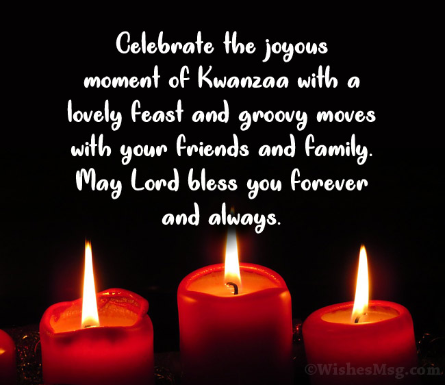 Kwanzaa map messages