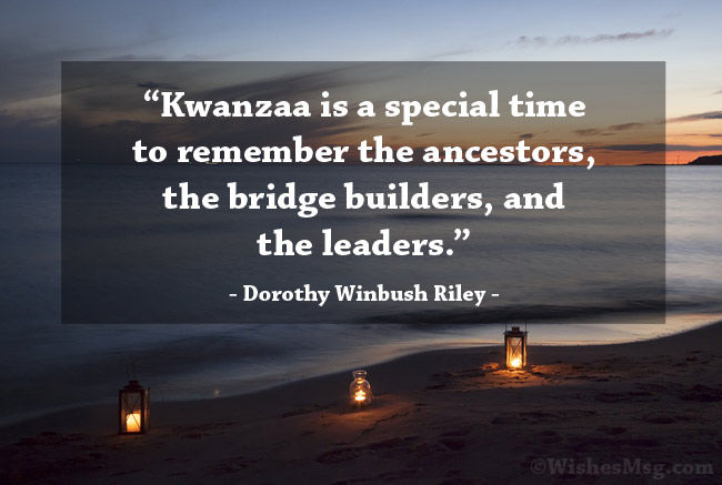 Quotes about Kwanzaa