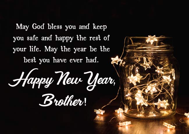 Happy New Year Status for Brother