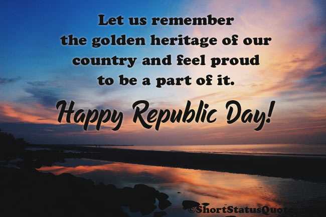 Happy Republic Day Status for Whatsapp