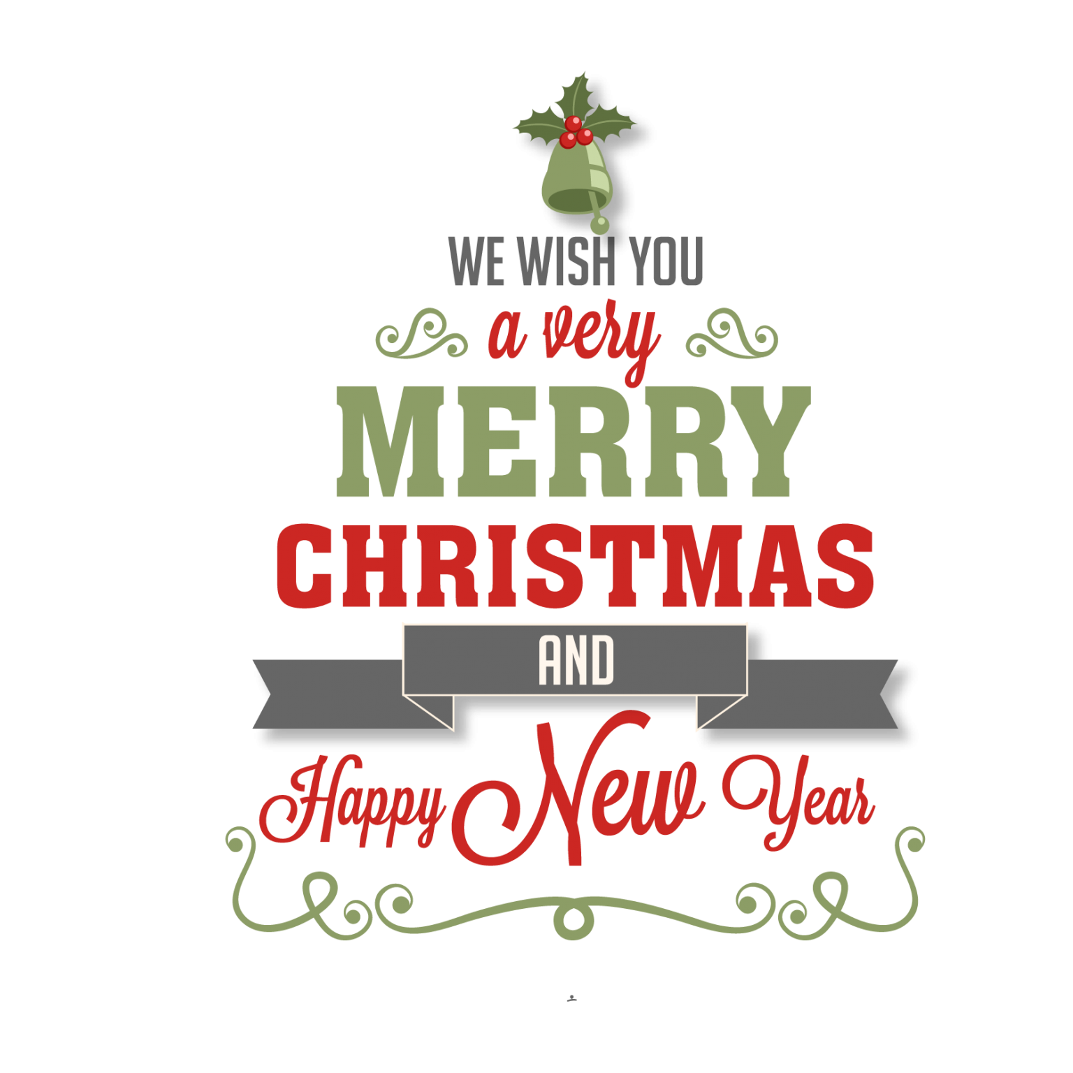 Creative Merry Christmas Greeting Card Material Free