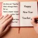 Happy New Year Wishes To Teacher