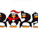 Happy New Year 2025 Numbers Like Penguins Png