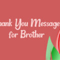 Thank You Brother for Birthday Wishes