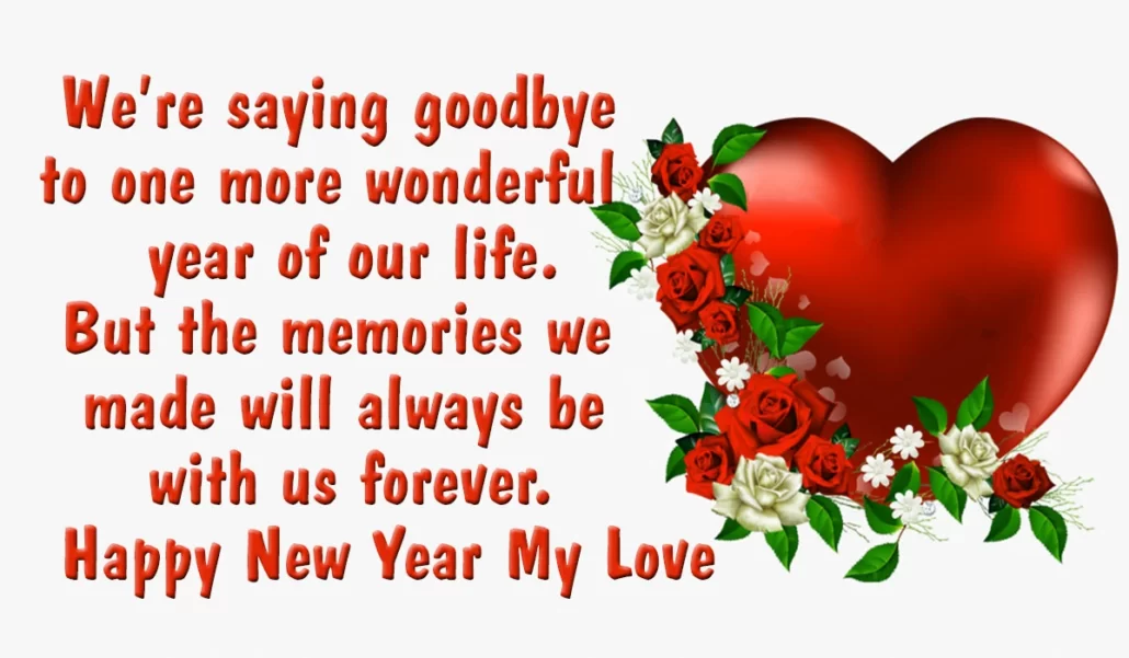 New Year Wishes For Lover Image
