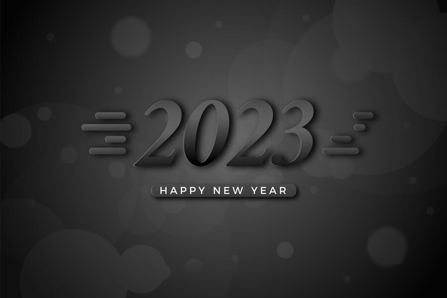 happy new year 2023 wallpaper hd