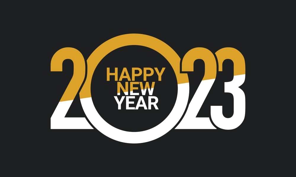 free stock happy new year 2023 wallpaper