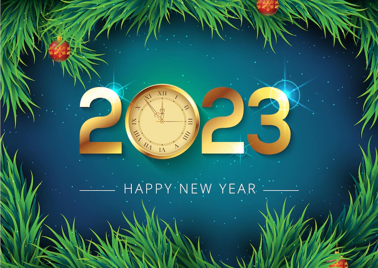 happy new year 2023 greetings cards
