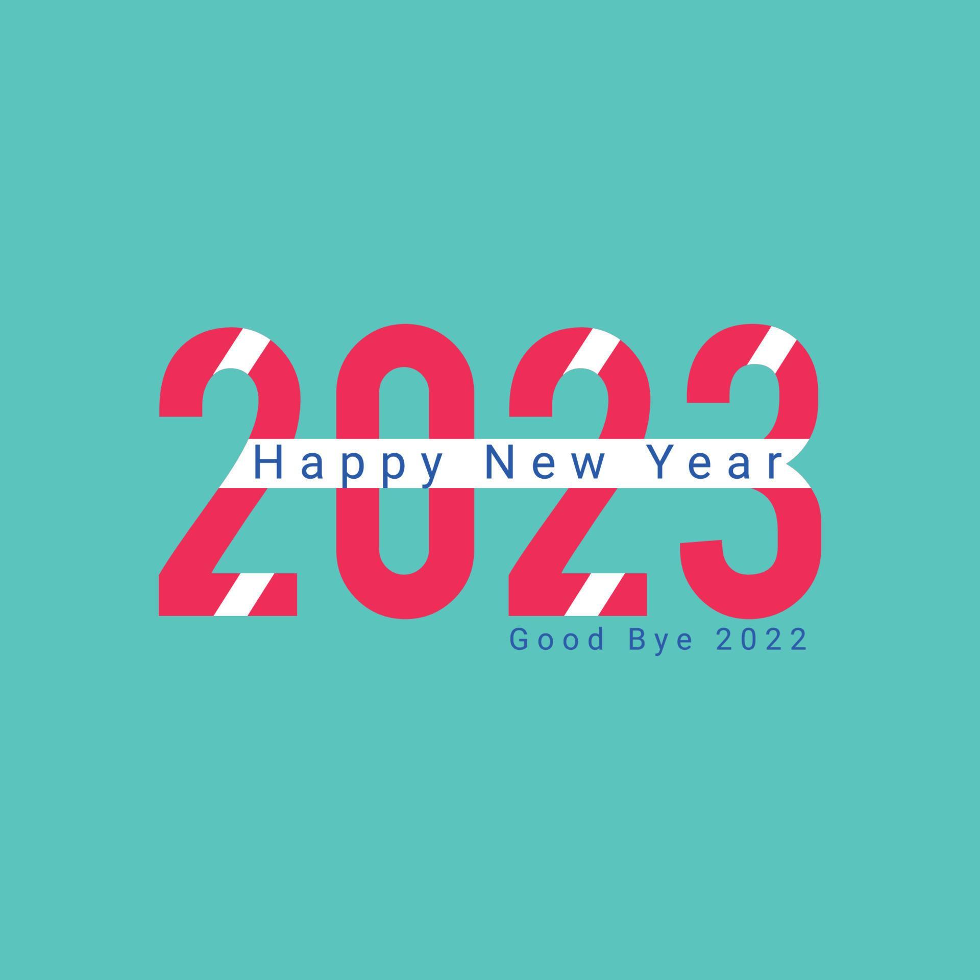 Happy New Year 2023 Free Vector 1