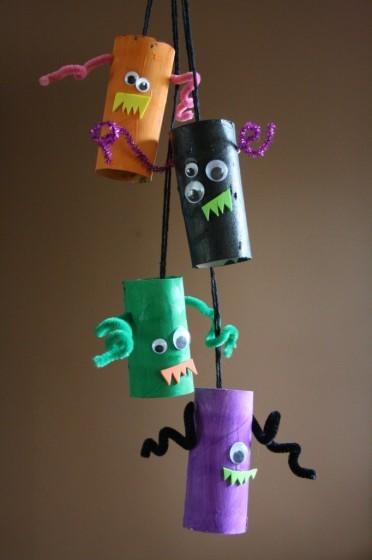 monster mobile - Happy Halloween Crafts 2022 For Toddlers, Kids and Preschoolers