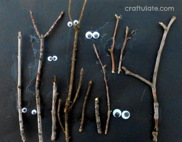 spooky branch forest - Happy Halloween Crafts 2022 For Toddlers, Kids and Preschoolers