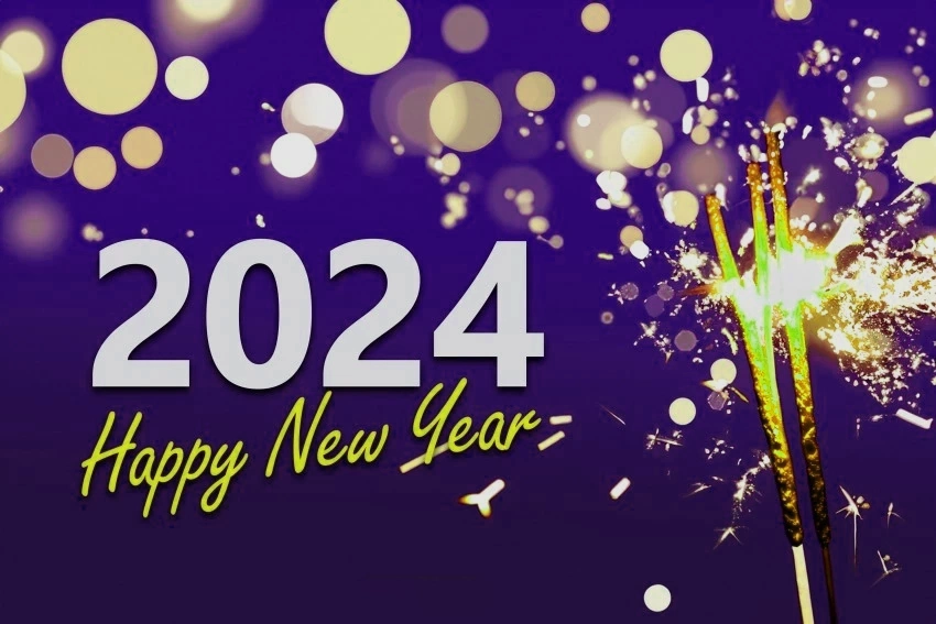 Happy New Year 2023 Concept Free Vector