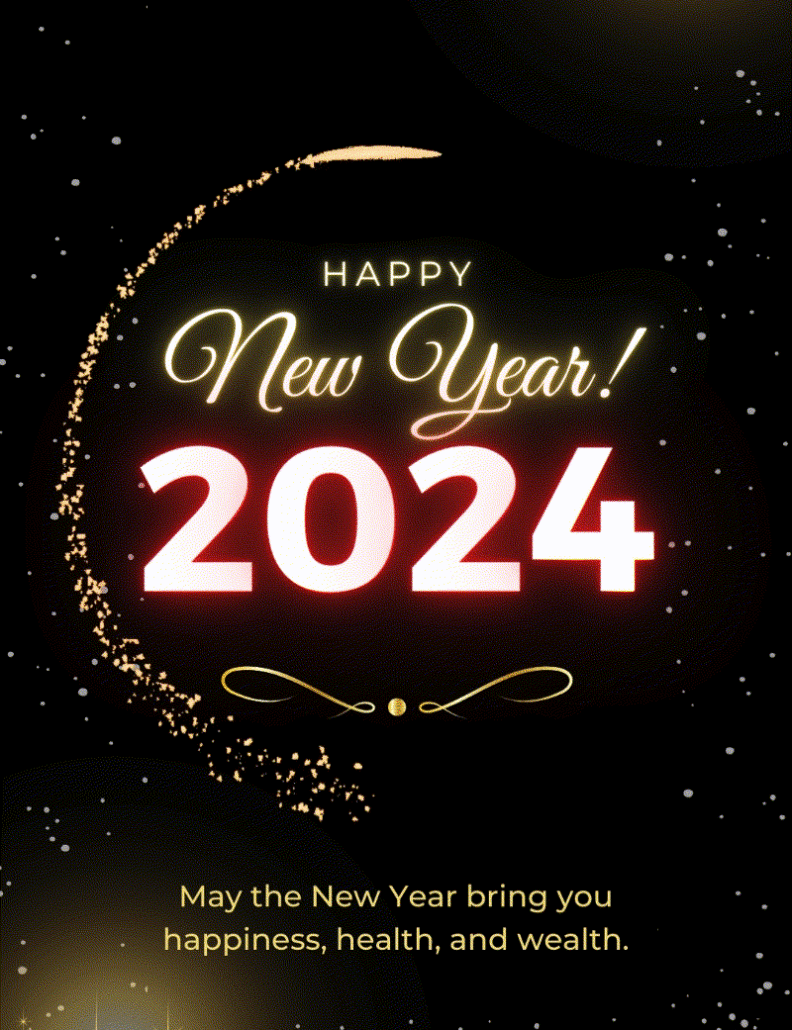 Happy New Year 2024 Funny GIF Free New Year Animated GIF Images
