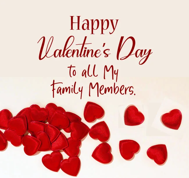 Valentine Messages For Family Members