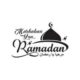Marhaban Yaa Ramadan Logo Ramadhan Mubarak Arabic Calligraphy With Mosque Icon Vector