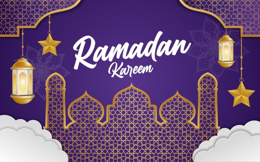 Ramadan Kareem Islamic Banner Template Vector