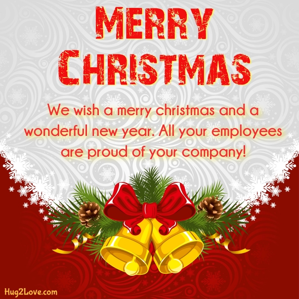 Merry christmas message for boss