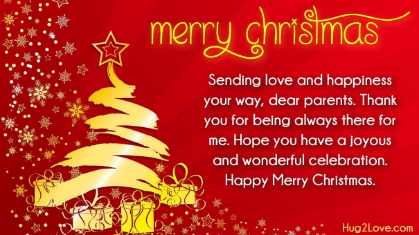 Best christmas wishes messages for parents