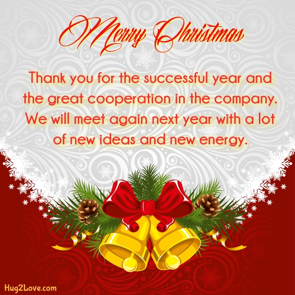Merry christmas wishes for boss