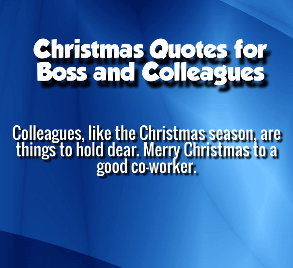 christmas message for colleagues at work