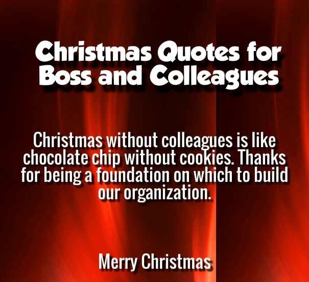 christmas message to colleagues