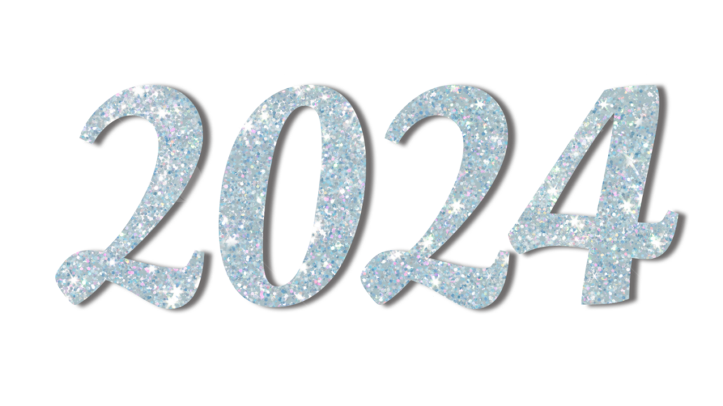 Happy New Year 2024 clipart images cards