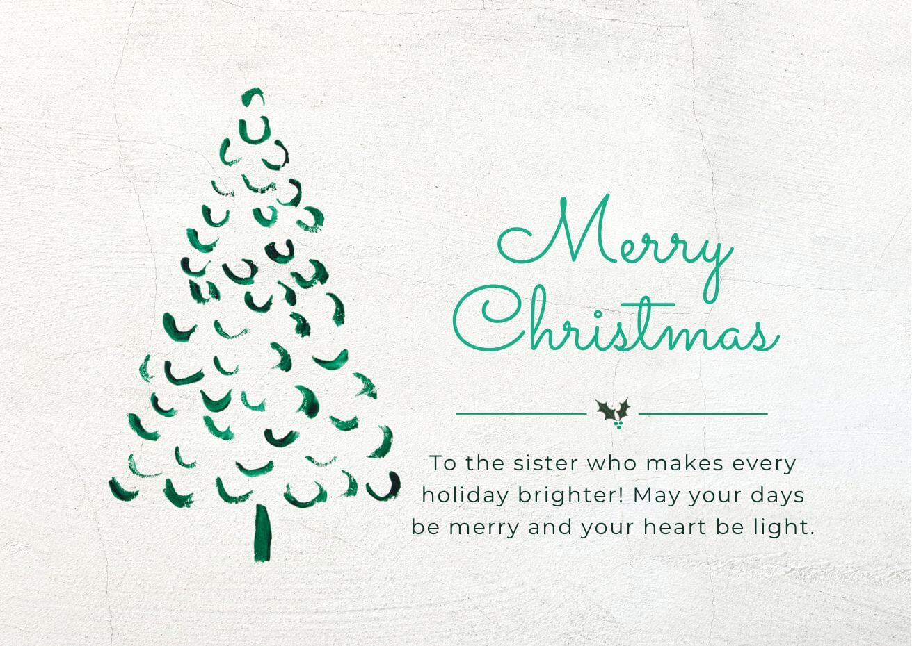 Best Merry Christmas Messages For Sister