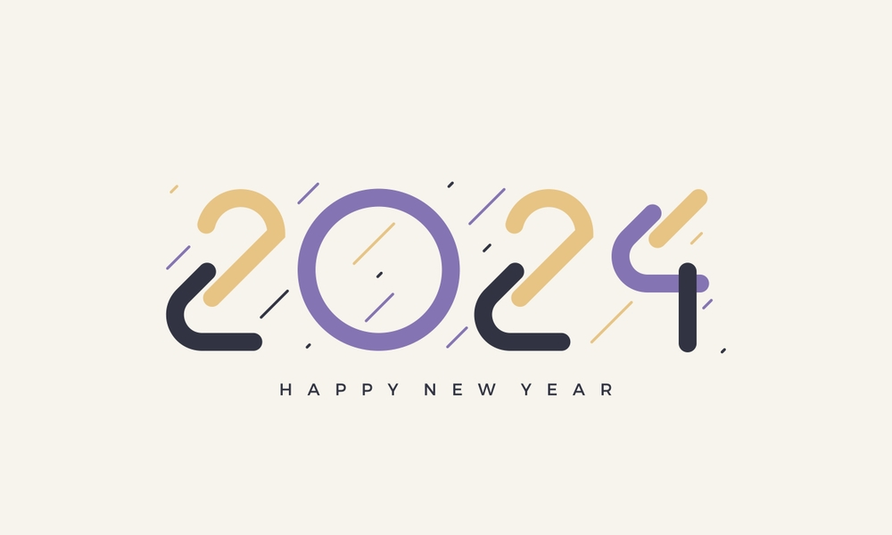 Happy New Year 2024 HD Image Wallpaper Profile Pic