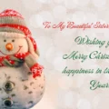 Merry Christmas Wishes for Sister Merry Christmas Wishes For Sister