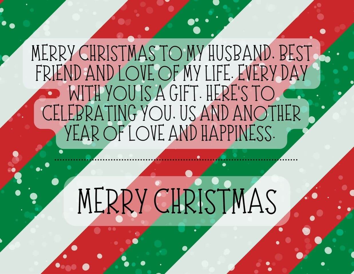 Merry Christmas Messages For Husband