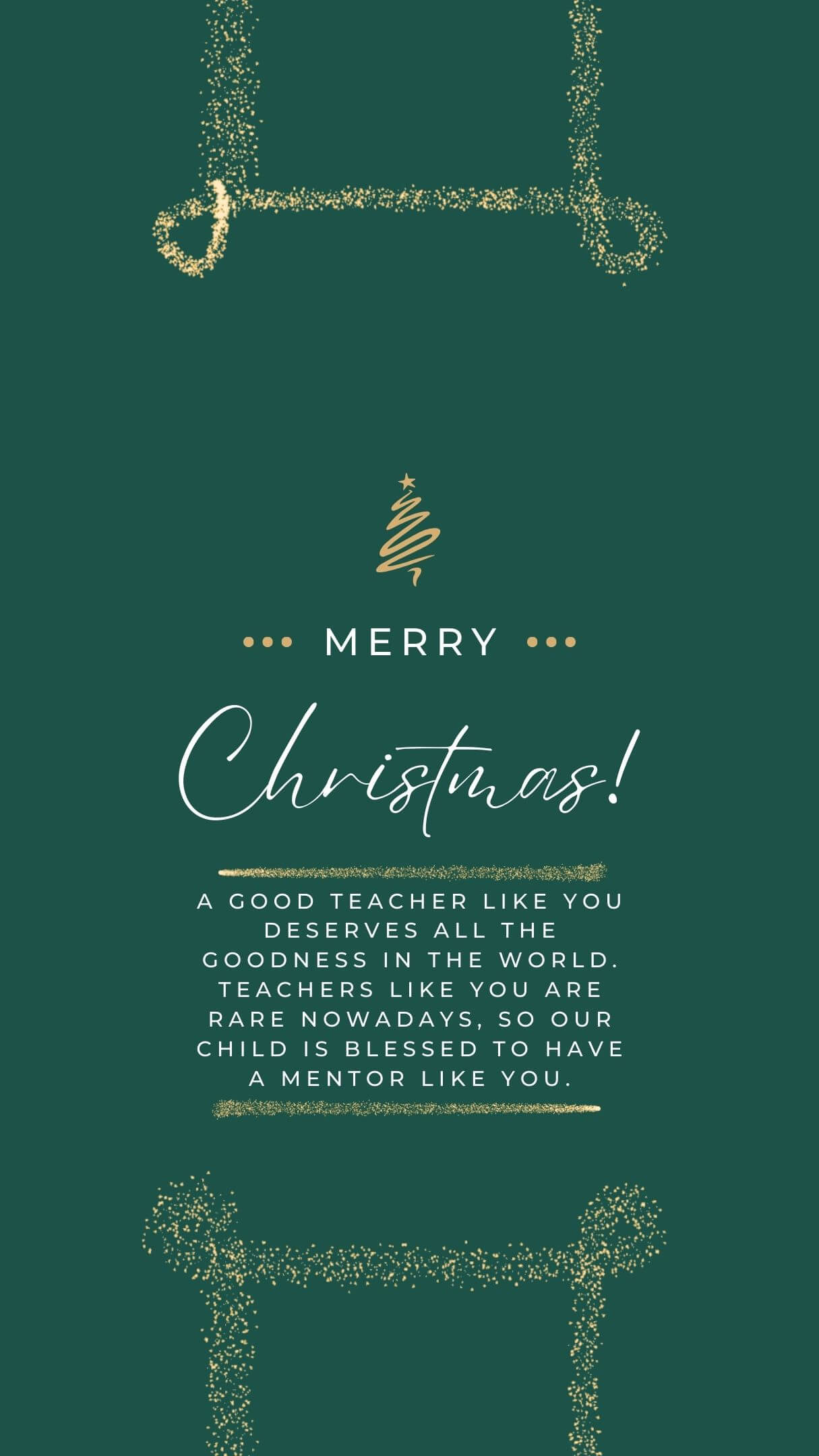 Merry Christmas Wishes For Teachers From Parents
