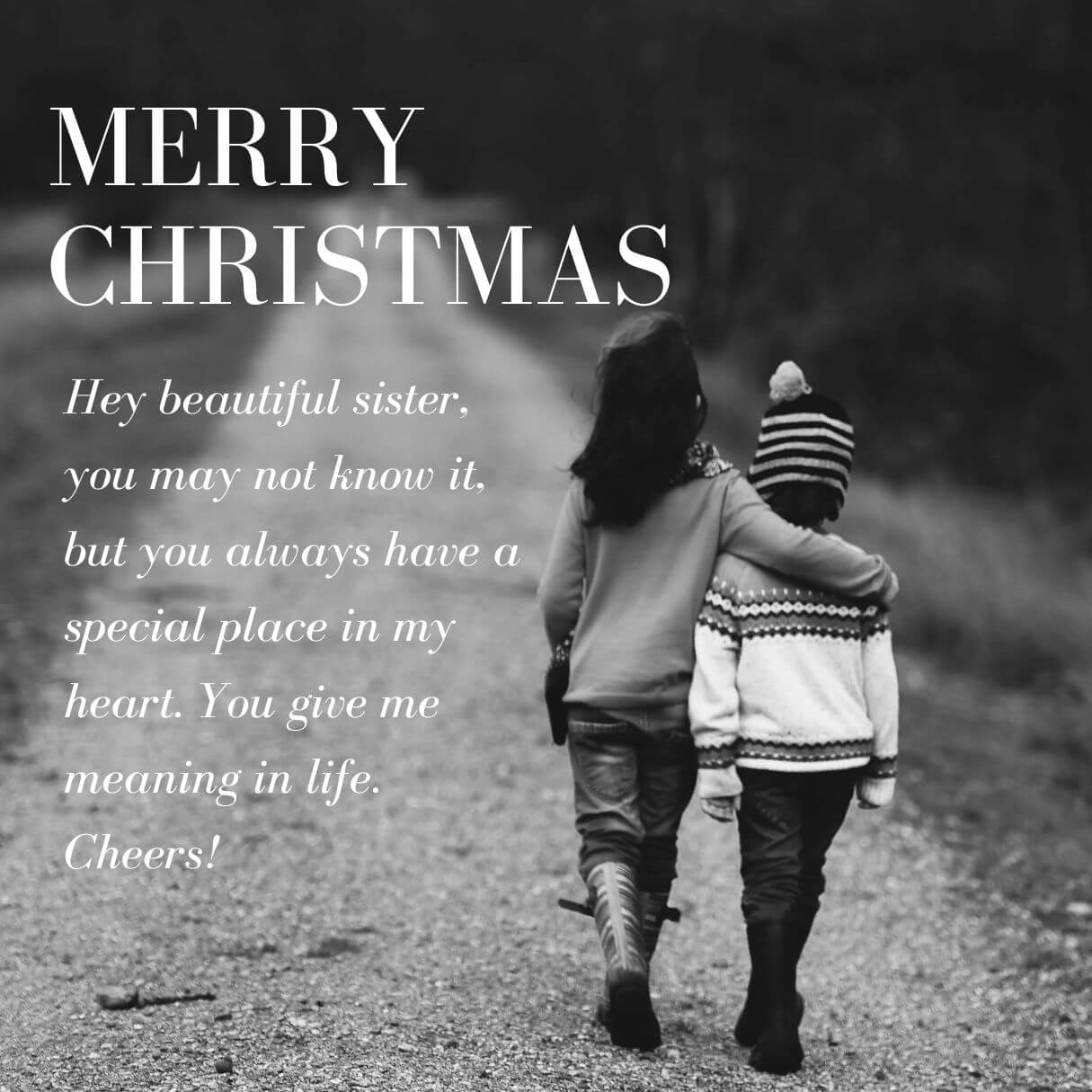 Merry Christmas Wishes For My Sister