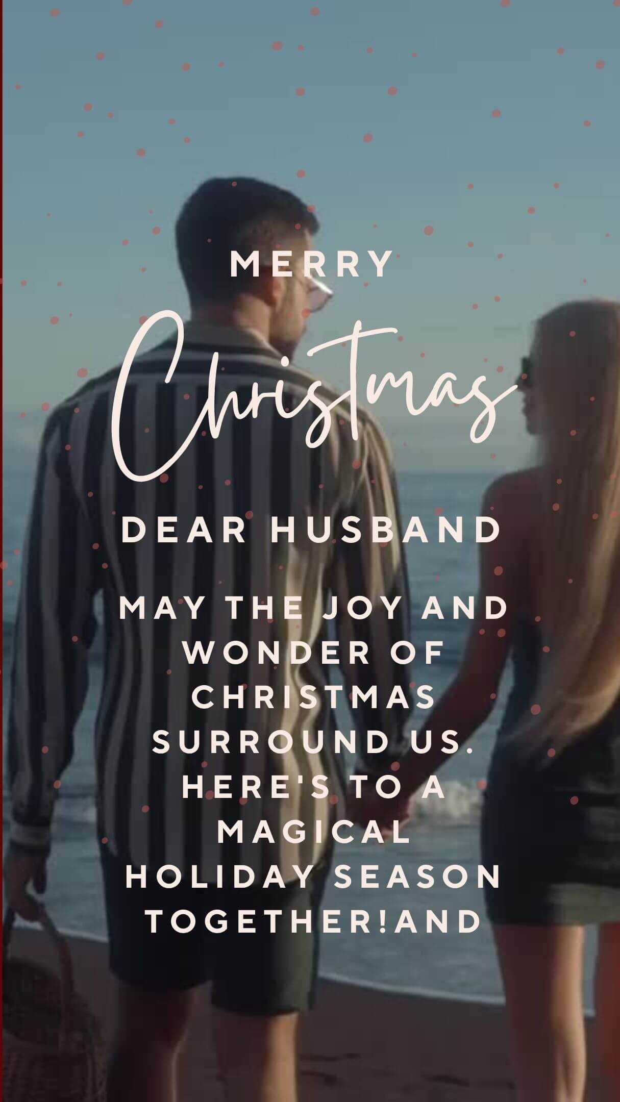 Merry Christmas Wishes To My Dear Husband