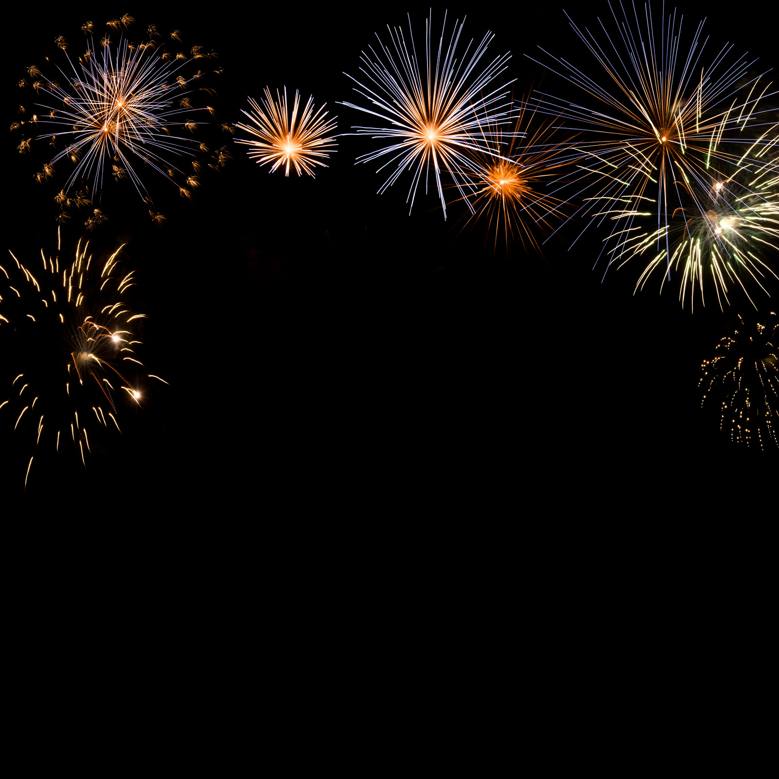 New Year Fireworks Background