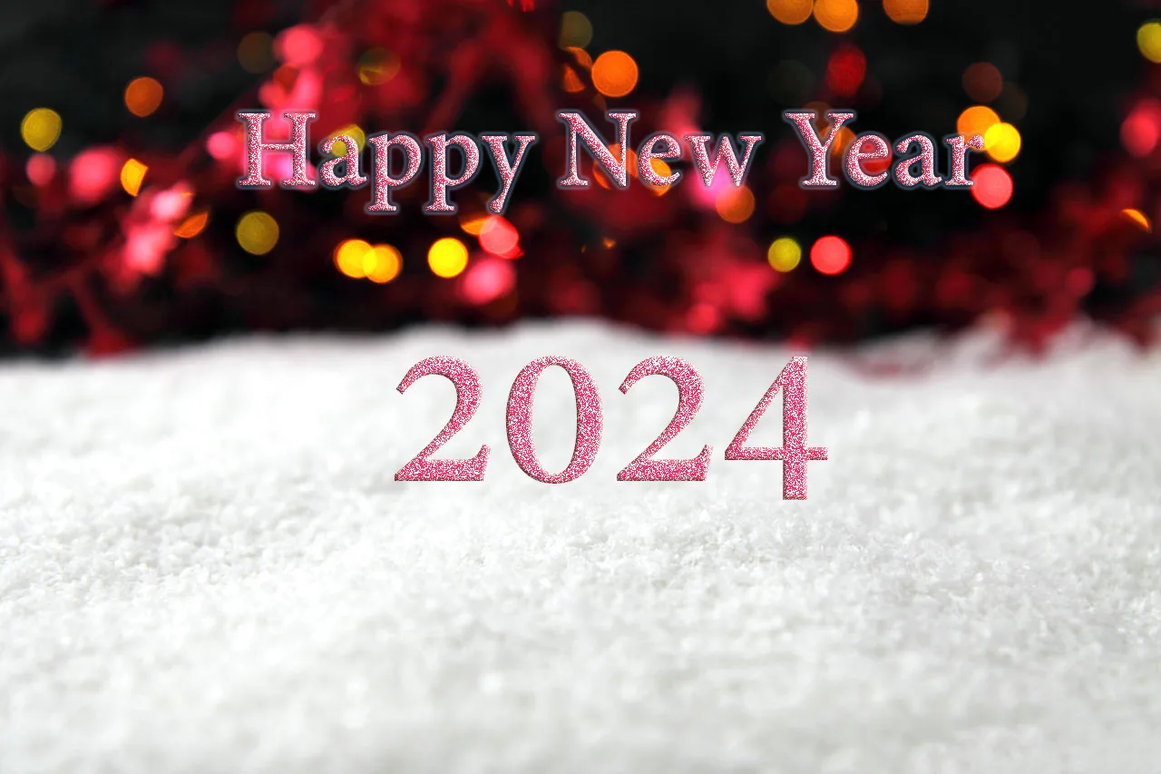 Glitters New Year Beautiful Image For 2024