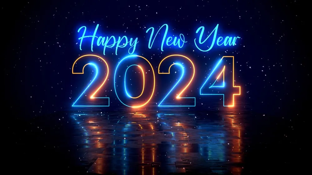 Happy New Year Hd Background 2024