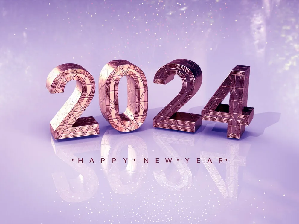 New Years Background 2024