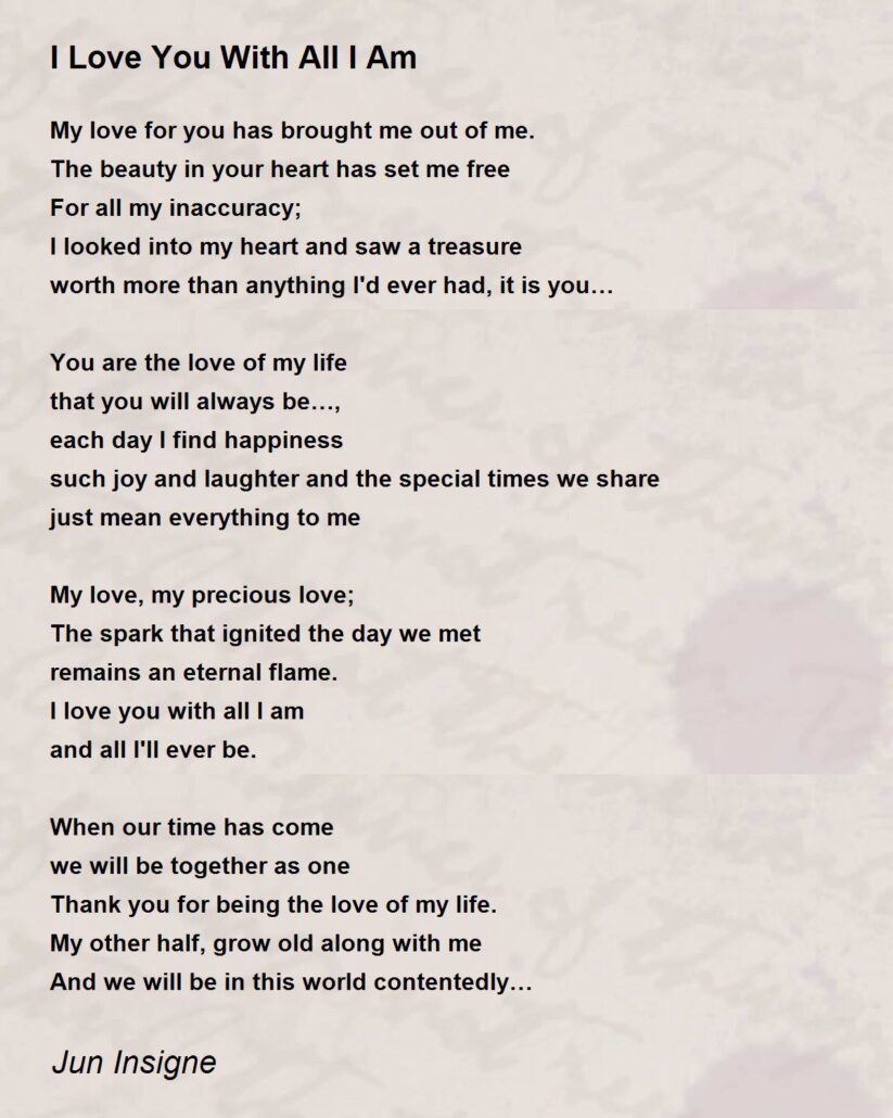 i love you with all i am meaning i love you with all i am meaning - I love you with all i am meaning