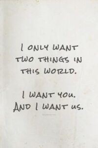 i only want you meaning - I only want you meaning