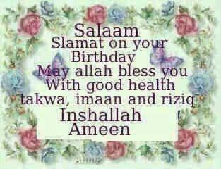 slamat on your birthday meaning in islam - Slamat on your birthday meaning in islam