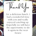 thanks for the lunch treat meaning thanks for the lunch treat meaning - Thanks for the lunch treat meaning
